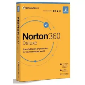 Norton 360 Deluxe with VPN & Dark Web Monitoring (5 Devices / 1 Year)