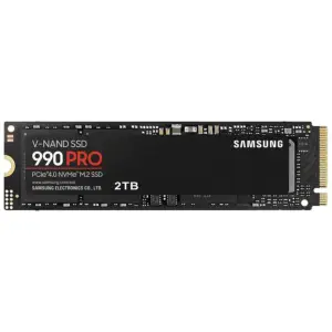 Samsung 990 PRO 2TB PCIe 4.0 NVMe M.2 SSD (7,450 MB/s Read with Heatsink)