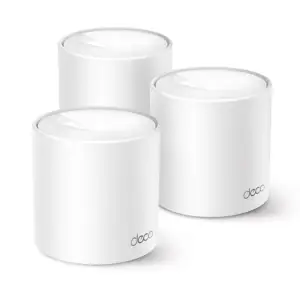 TP-Link Deco X50 Whole Home Mesh WiFi 6 System (3-Pack, AX3000 Speeds, AI-Driven)