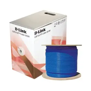 D-Link Cat6 UTP 305M Solid Pure Copper Network Cable Box (Blue / Commercial Grade)