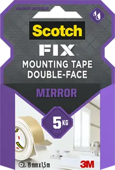 3M 4496W-1915-P UU011496278 Scotch Fix Mirror Tape 19MMx1.5M 1X12 product image 3M 4496W-1915-P UU011496278 Scotch Fix Mirror Tape 19MMx1.5M 1X12