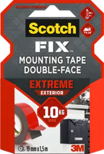 3M PT1100-1915-P UU011753207 Scotch Fix Extreme Exterior Mounting Tape 19MMx1.5M 1X12