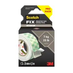 3M 114S-INT-EU 7100337937 Scotch-Fix Indoor 25mmX1.5m 1X24 product image 3M 114S-INT-EU 7100337937 Scotch-Fix Indoor 25mmX1.5m 1X24