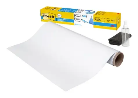 3M 7100299404 Post it 91.4 cm x 121.9 cm ft Easy Erase Whiteboard Surface 1x6 product image 3M 7100299404 Post it 91.4 cm x 121.9 cm ft Easy Erase Whiteboard Surface 1x6