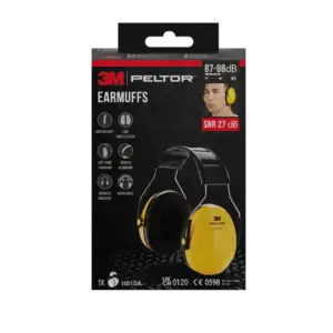 3M H510A-1 7100334982 Peltor Earmuffs Yellow 1X6 product image 3M H510A-1 7100334982 Peltor Earmuffs Yellow 1X6