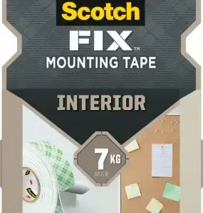 3M 4496G-1930-F 7100263169 SCOTCH FIX INTERIOR MOUNTING TAPE 19MMX3M 1X12 product image 3M 4496G-1930-F 7100263169 SCOTCH FIX INTERIOR MOUNTING TAPE 19MMX3M 1X12