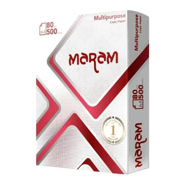 Maram Premium A4 Papers 80GSM 500 Sheets White product image Maram Premium A4 Papers 80GSM 500 Sheets White