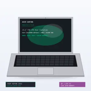 Acer Aspire 5 (15.6" FHD, Intel Core i5-1335U 10-Core, 8GB DDR4, 512GB Gen4 SSD)