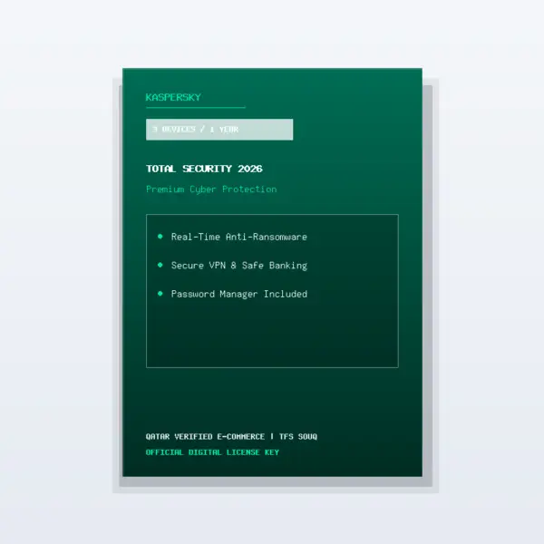 Kaspersky Total Security 2026 (3 Devices / 1-Year License)
