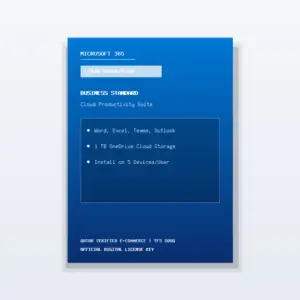 Business-Standard Microsoft 365 Business Standard (1-Year Subscription / 1 User, 5 Devices)